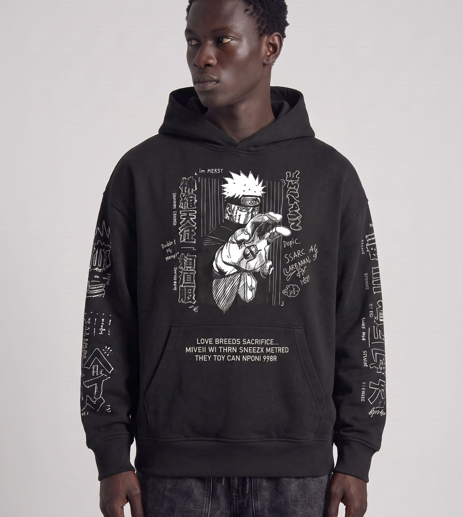 40 (4) Pain Hoodie / Naruto