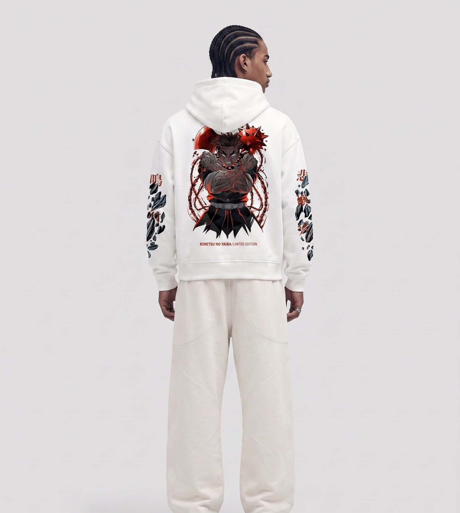 15 (1) Gyomei Hoodie / Demon Slayer