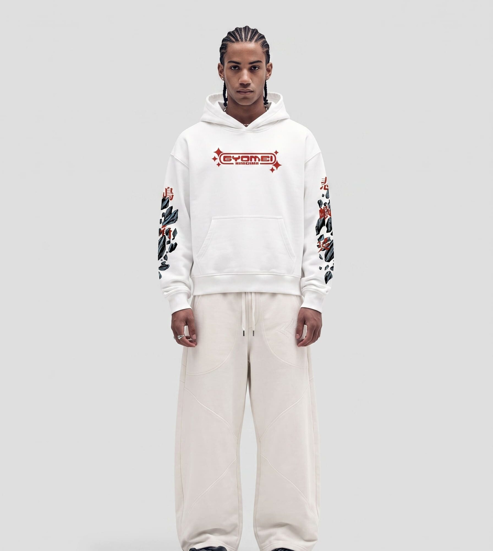 15 (2) Gyomei Hoodie / Demon Slayer