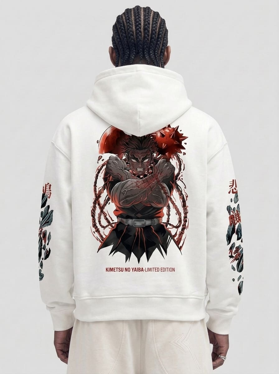 15 (3) Gyomei Hoodie / Demon Slayer
