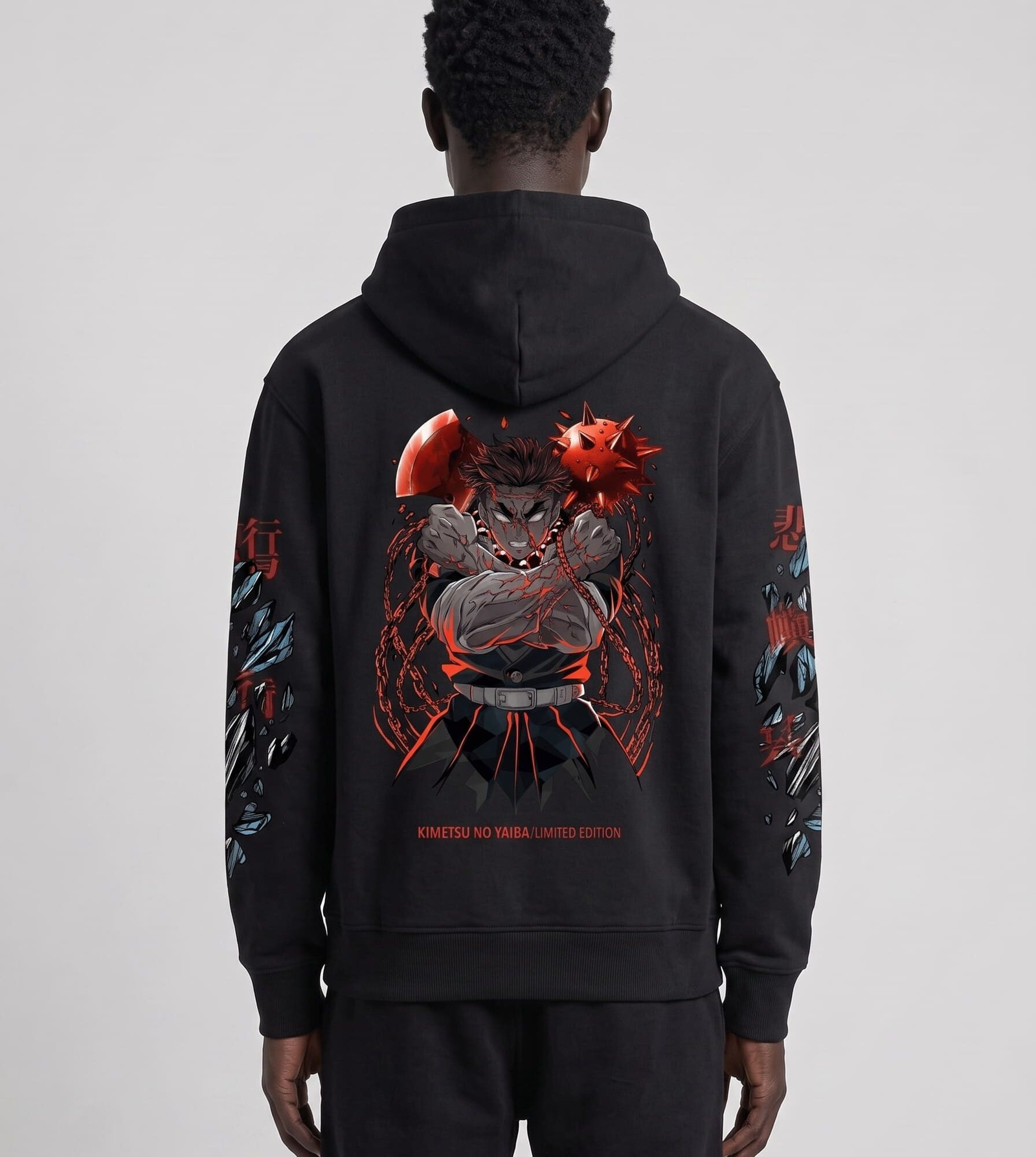 16 (2) Gyomei Hoodie / Demon Slayer