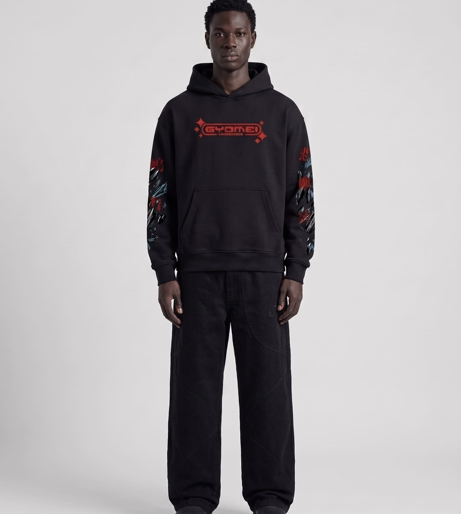 16 (7) Gyomei Hoodie / Demon Slayer
