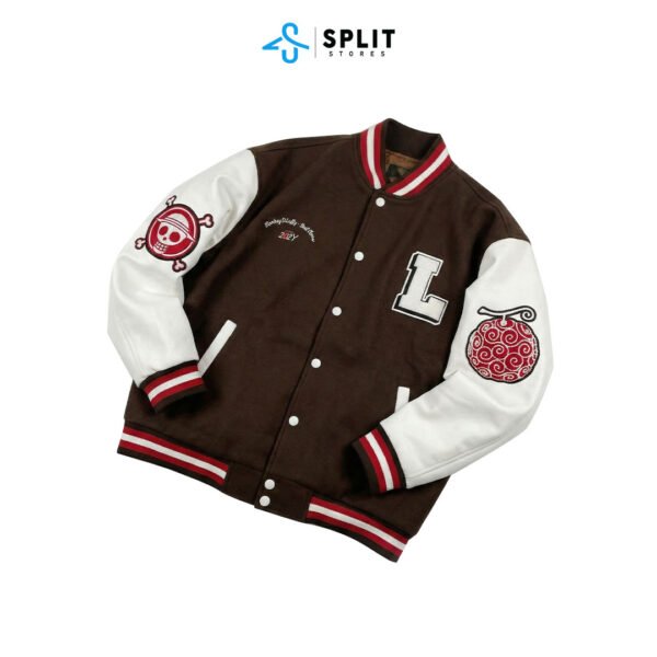 Luffy-Inspired Varsity Jacket / One Piece