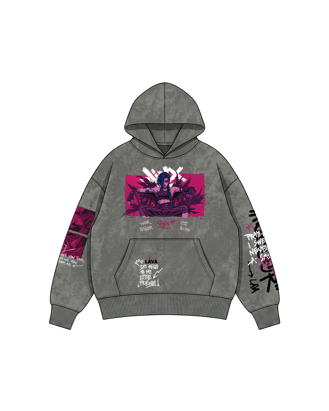 Jinix4 Jinx Hoodie / Arcane