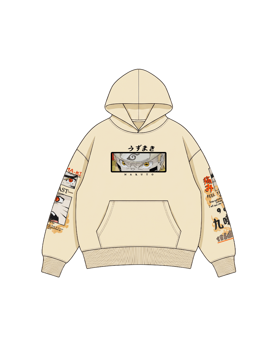 Naruto3 Naruto Uzumaki Hoodie