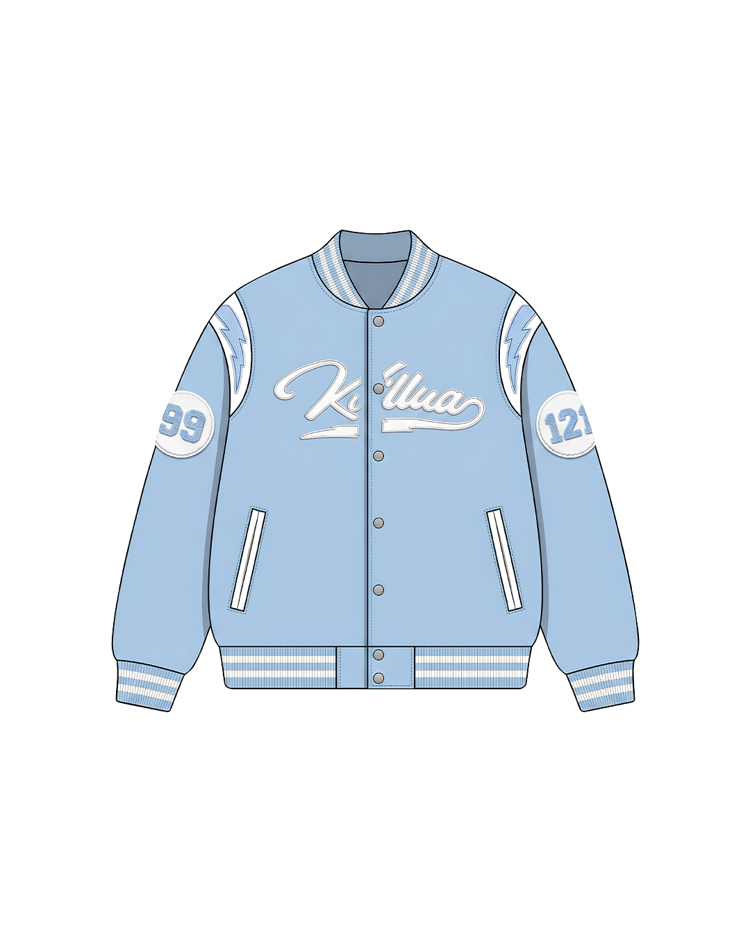 Killua-Inspired Varsity Jacket / HxH