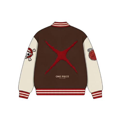 31 (2) Luffy-Inspired Varsity Jacket / One Piece