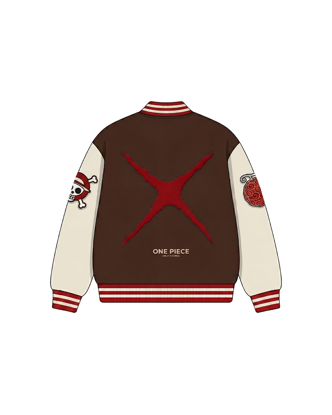 Luffy-Inspired Varsity Jacket / One Piece