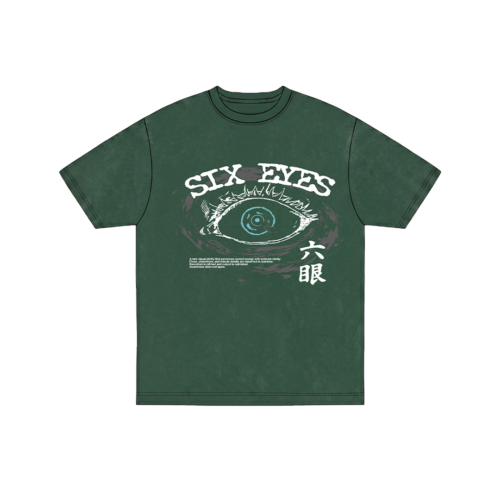 Gojo Washed T-shirt : Six Eyes