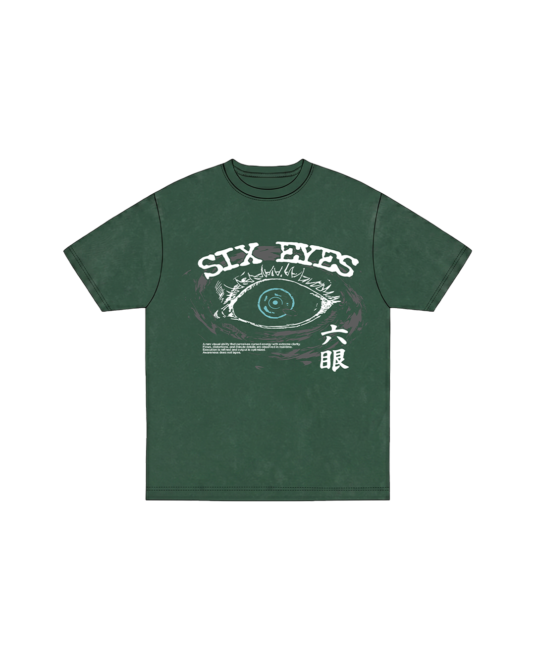 Gojo Washed T-shirt : Six Eyes