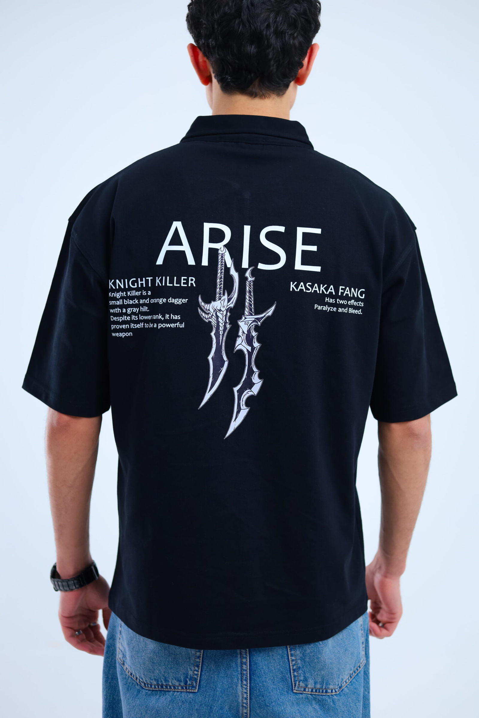 IMG_0134 "ARISE" Solo Leveling T-shirt