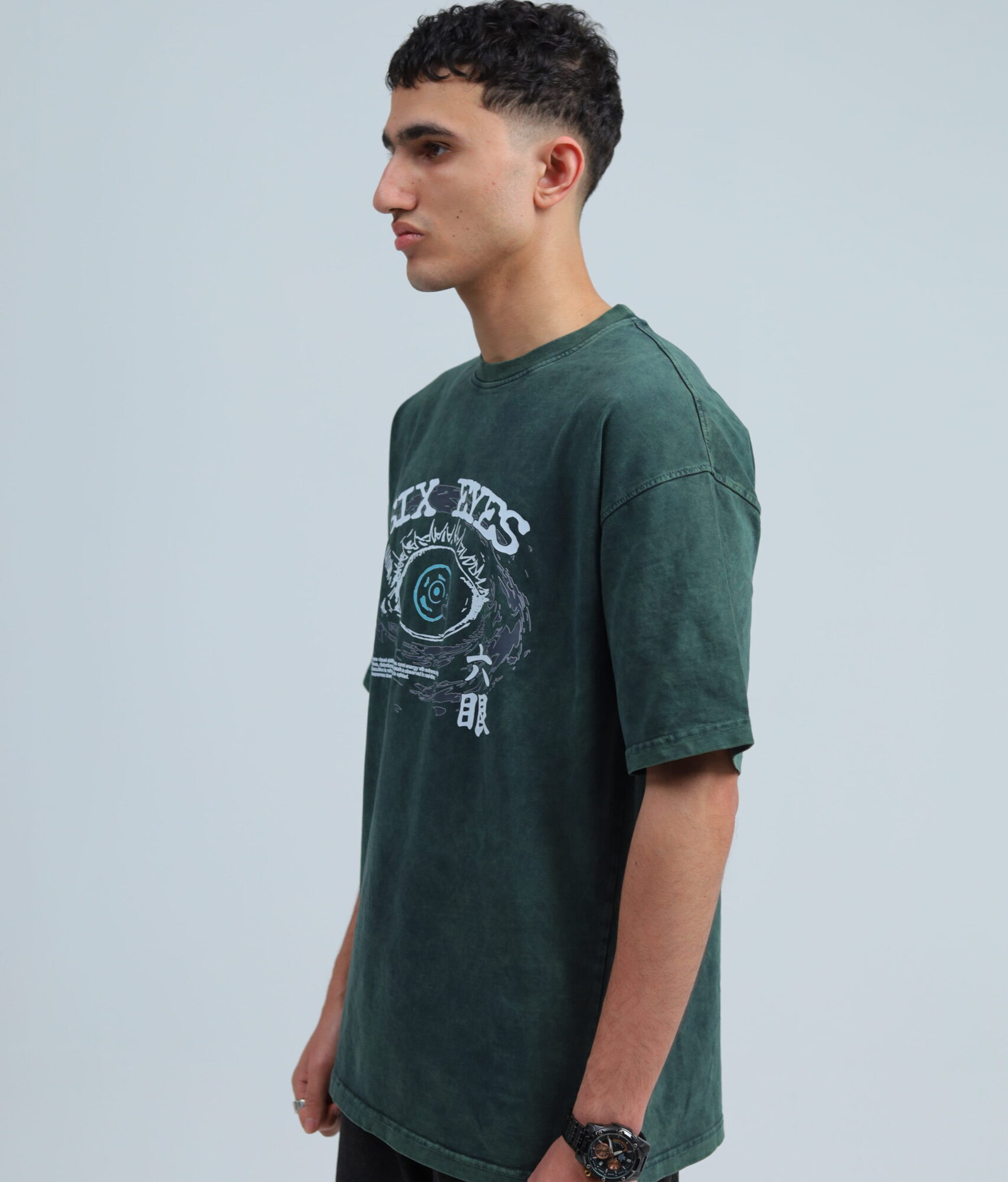 Gojo Washed T-shirt : Six Eyes