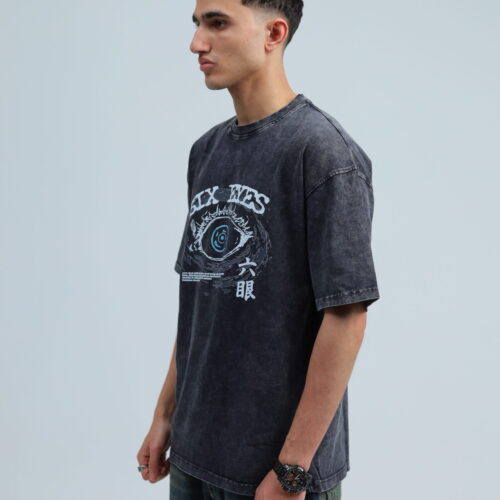 Gojo Washed T-shirt : Six Eyes