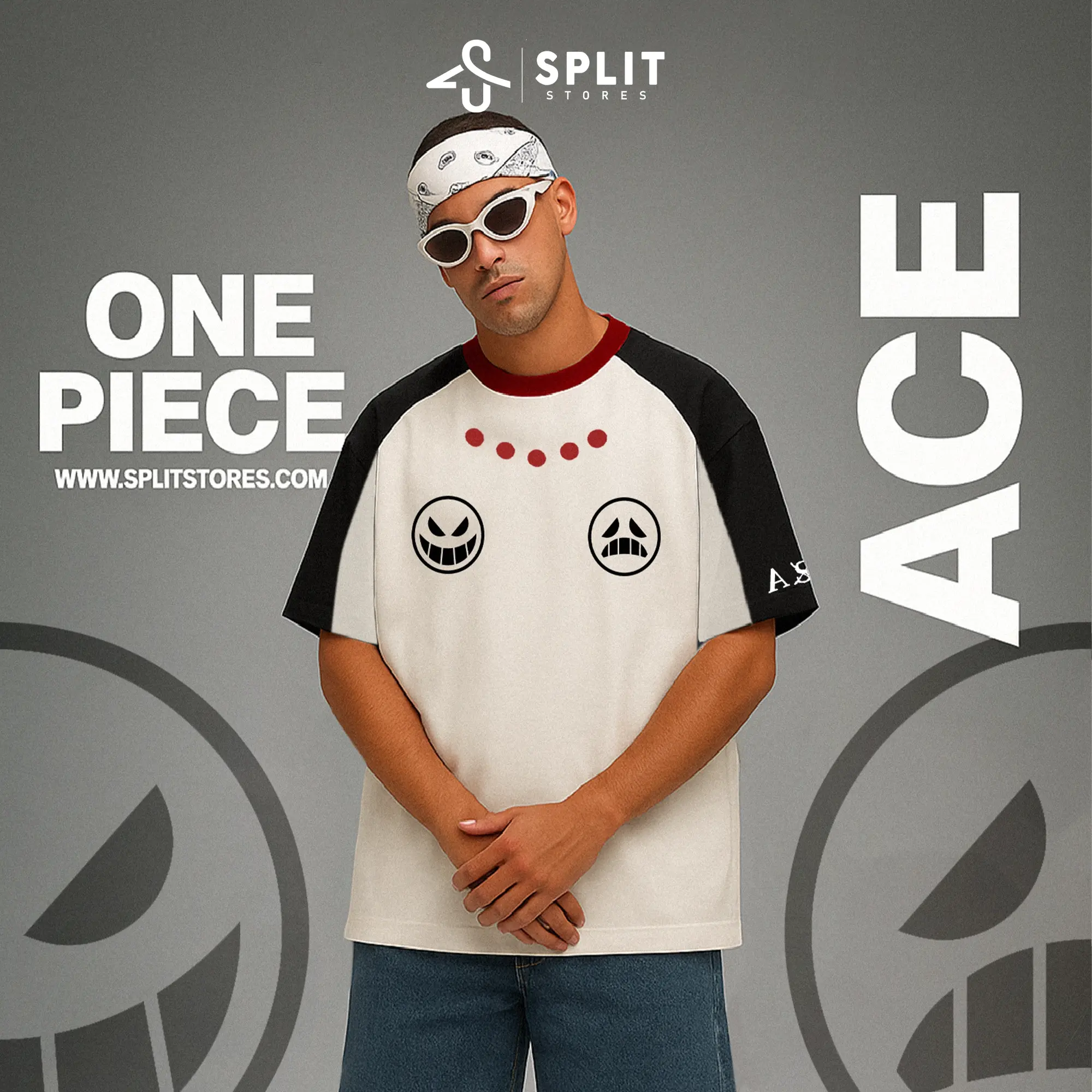 3-2.webp Ace Boxy-Fit T-shirt / One Piece