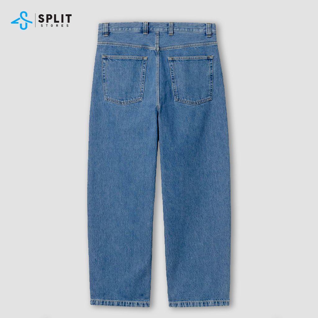 Jeans-2.jpg Wide-leg Baggy Denim Pants - Blue