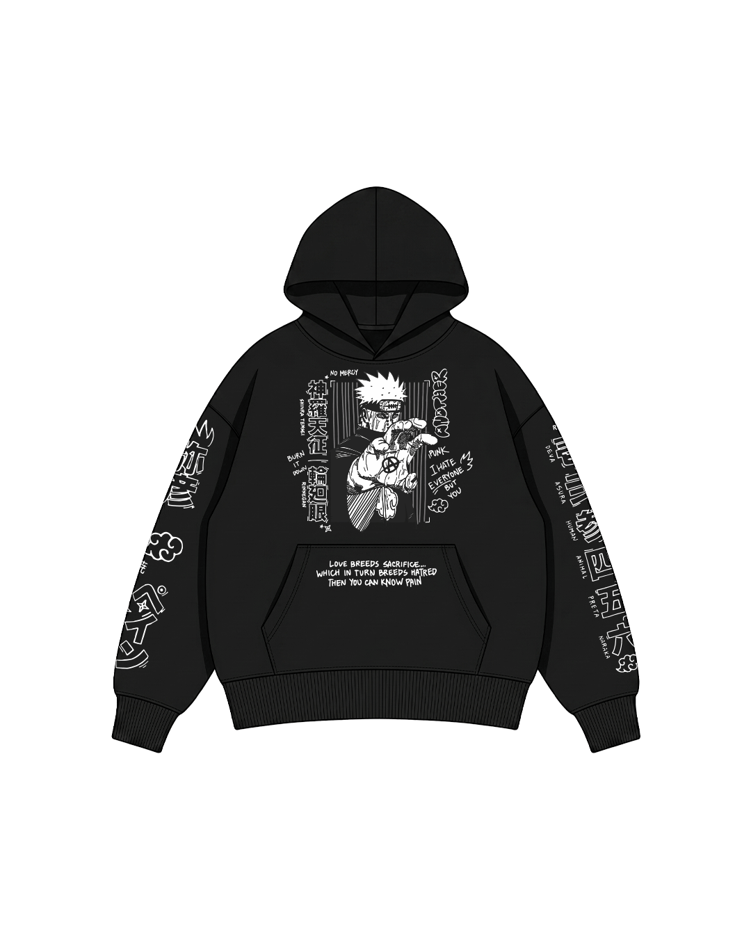 Pain1 Pain Hoodie / Naruto