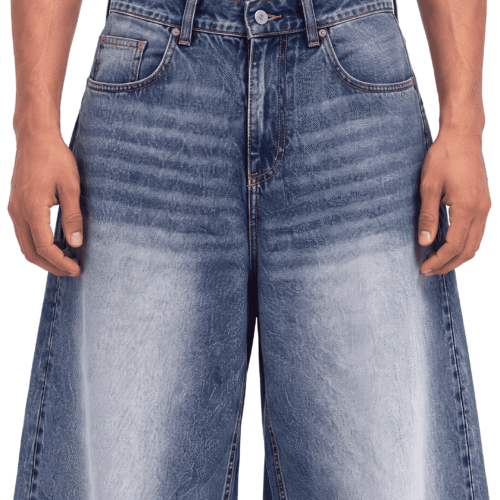 1 “BASIC NAVY” Super Baggy Jeans