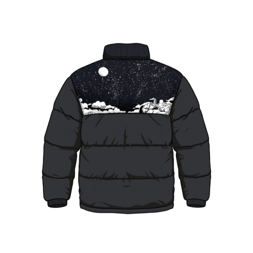 "Eclipse" Berserk Puffer jacket