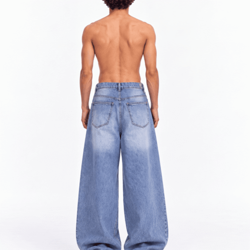 Q2 “BASIC BLUE” Super Baggy Jeans