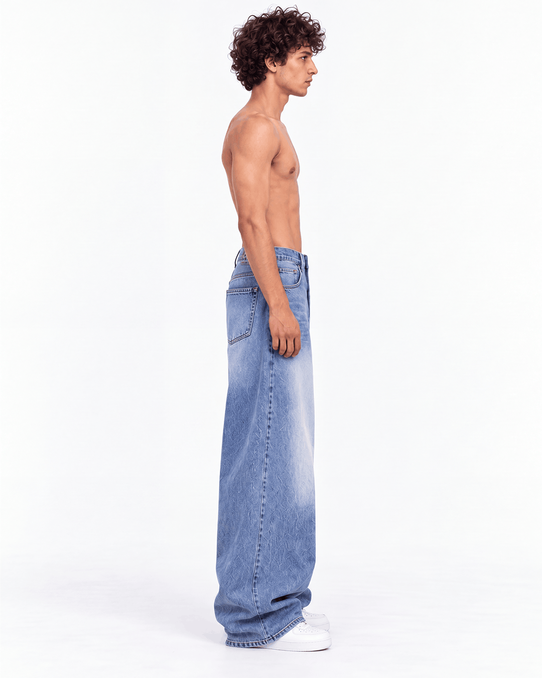 Q3 “BASIC BLUE” Super Baggy Jeans
