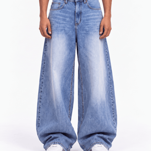 Q4 “BASIC BLUE” Super Baggy Jeans