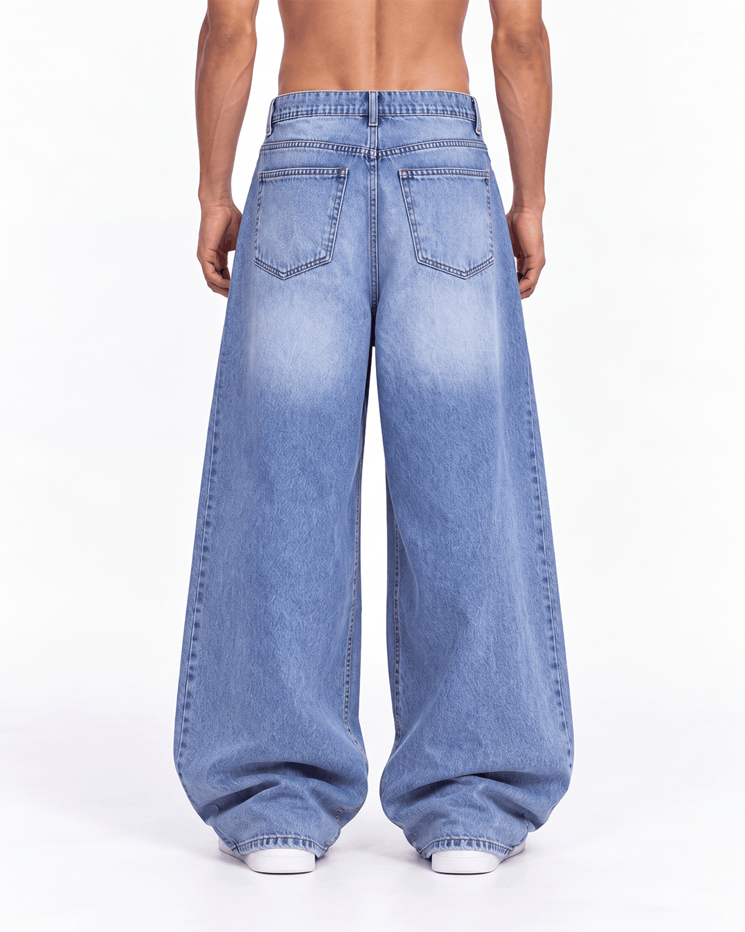 Q5 “BASIC BLUE” Super Baggy Jeans